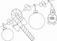 Decorations - christmas coloring
