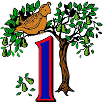 Drawing of a Partridge in a Pear Tree