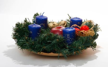 A Wreath Advent Crown