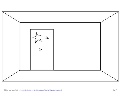 Nativity Color-in: The Stable