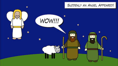 Nativity Scene/Christmas Story PowerPoint Graphics 