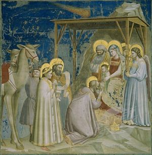 The Adoration of the Magi by Giotto - what was the Star of Bethlehem?