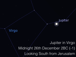 Jupiter on 25th/26th December 2BC
