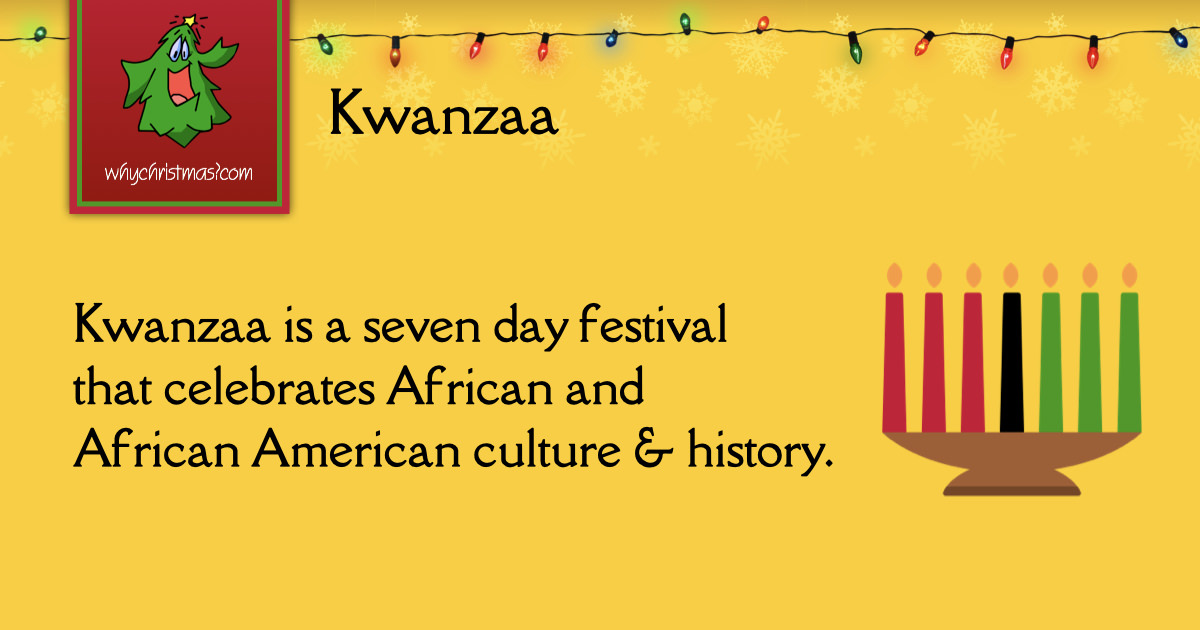 Kwanzaa -- Christmas Customs and Traditions 